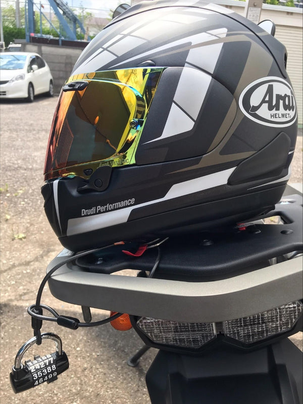 山城謹製 ヘルメットガッチリロックケーブル YK-030