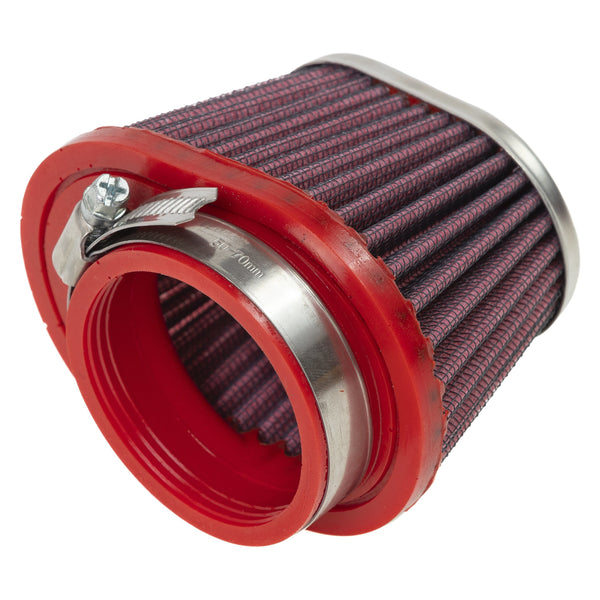 キャブレター用 コニカルエアフィルター FBPF55-70C | シングルエア メタルトップ Φ55 フィルター長71mm